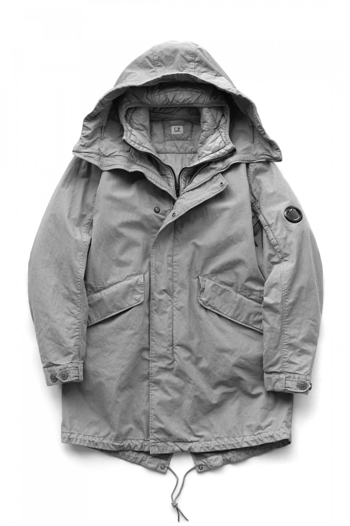 C.P. COMPANY - 50 FILI PLATED PARKA - MOON MIST