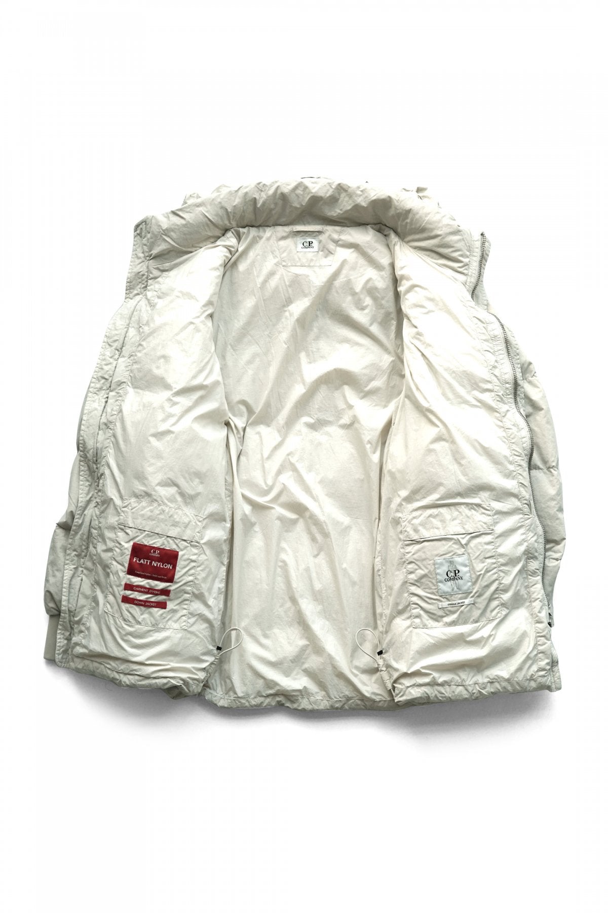 C.P. COMPANY - FLATT NYLON GOGGLE JACKET - SAND SHELL