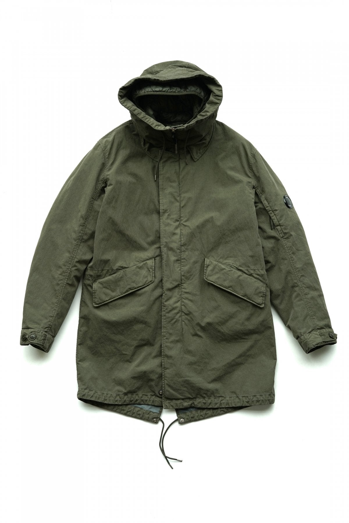 C.P. COMPANY - 50 FILI PLATED PARKA - STONE GRAY