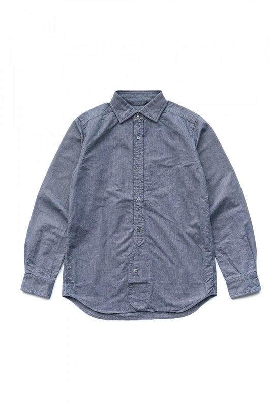 Nigel Cabourn - BRITISH OFFICERS SHIRT - NAVY