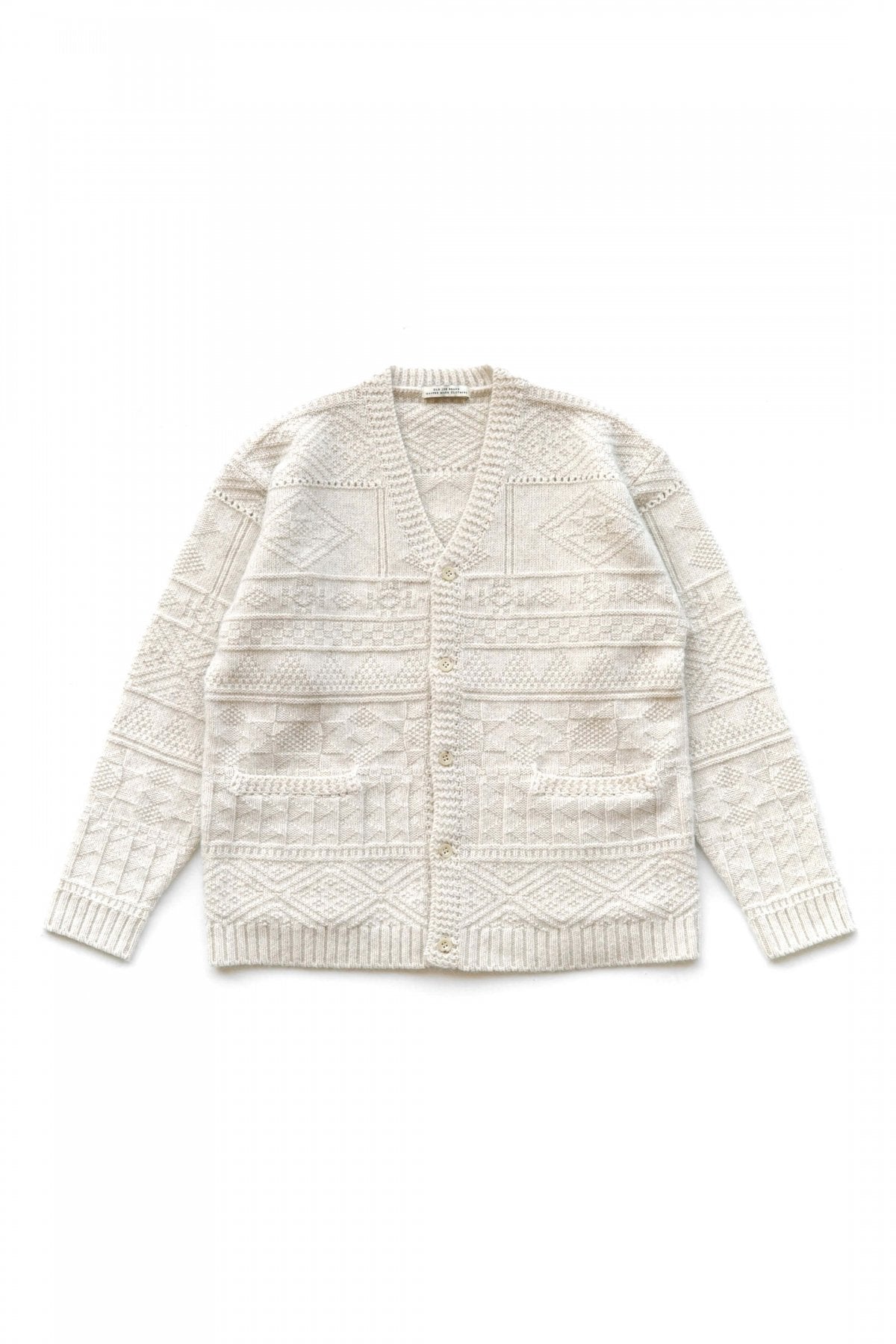 OLD JOE ★★★ - EXCLUSIVE GUERNSEY BUTTON CARDY - BONE