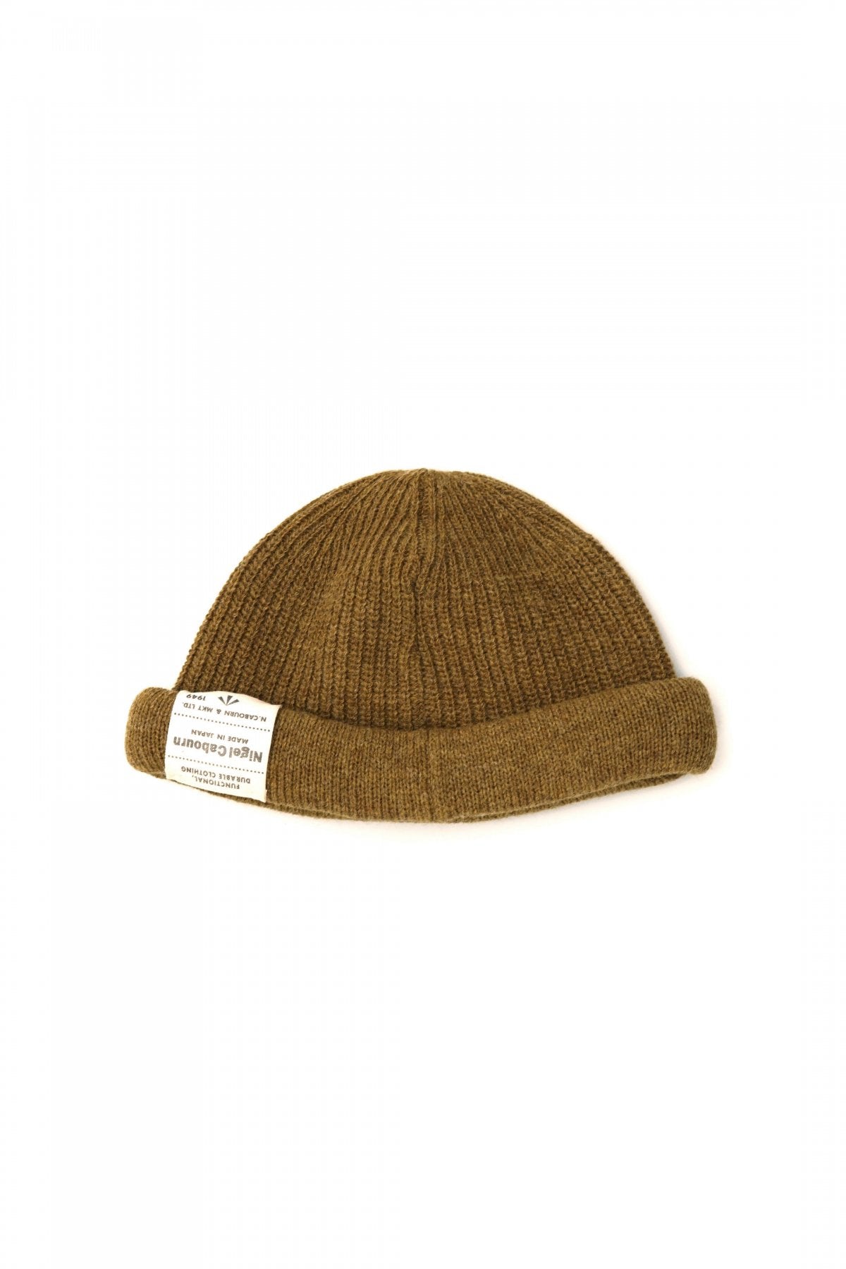 ◯ Nigel Cabourn - BEANIE WOOL - KHAKI