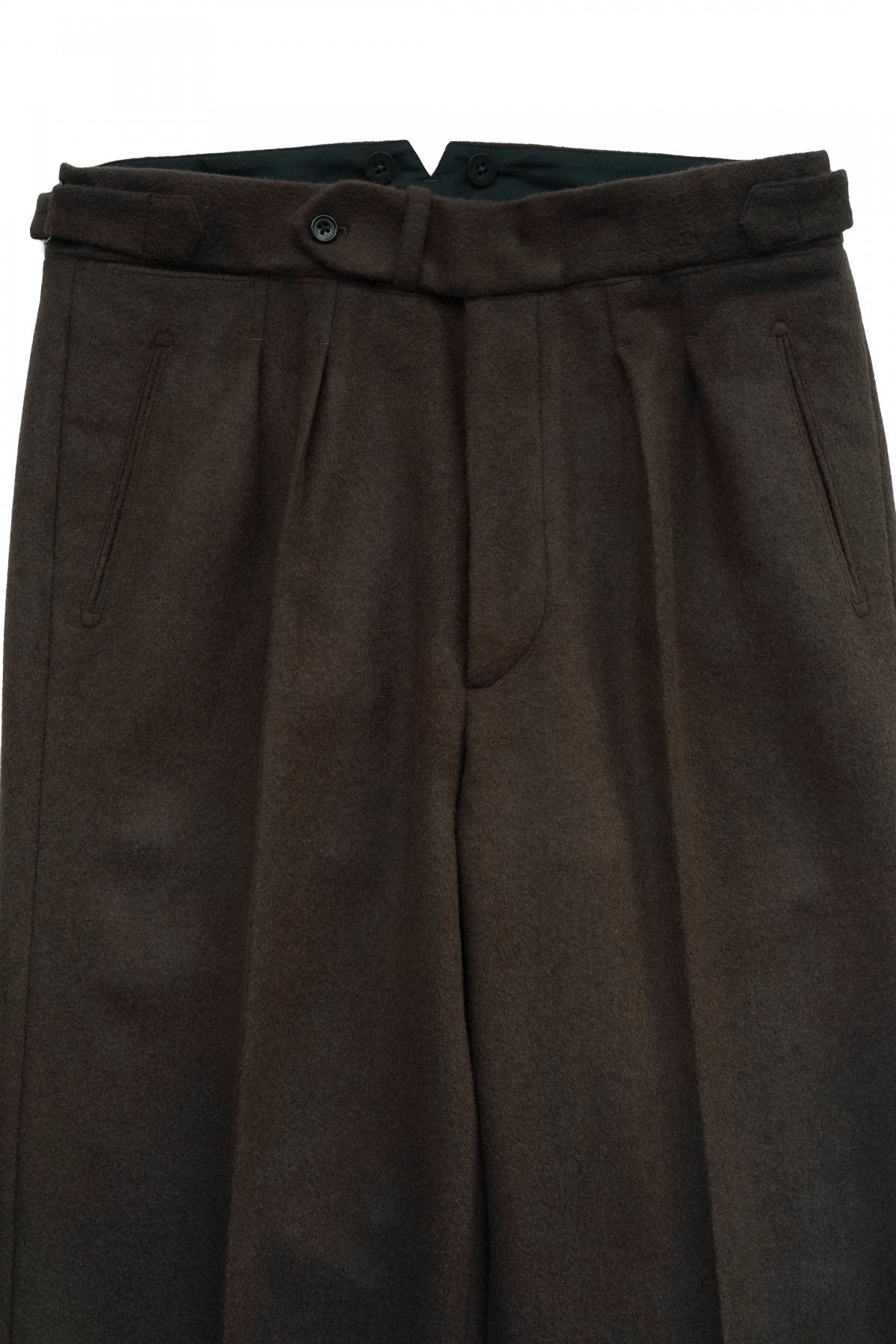 OLD JOE ★★★ - EXCLUSIVE DOUBLE-PLEATED SMARTY TROUSER - ESPRESSO