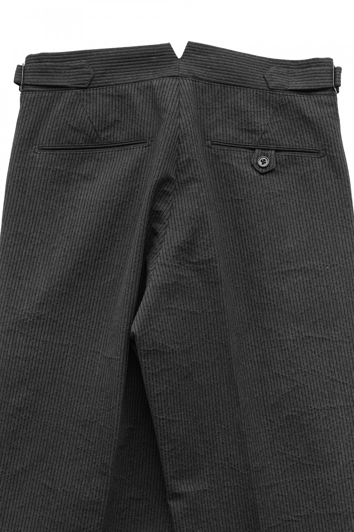 OLD JOE ★★★ - EXCLUSIVE DOUBLE-PLEATED SMARTY TROUSER - GRAPHITE PIQUE