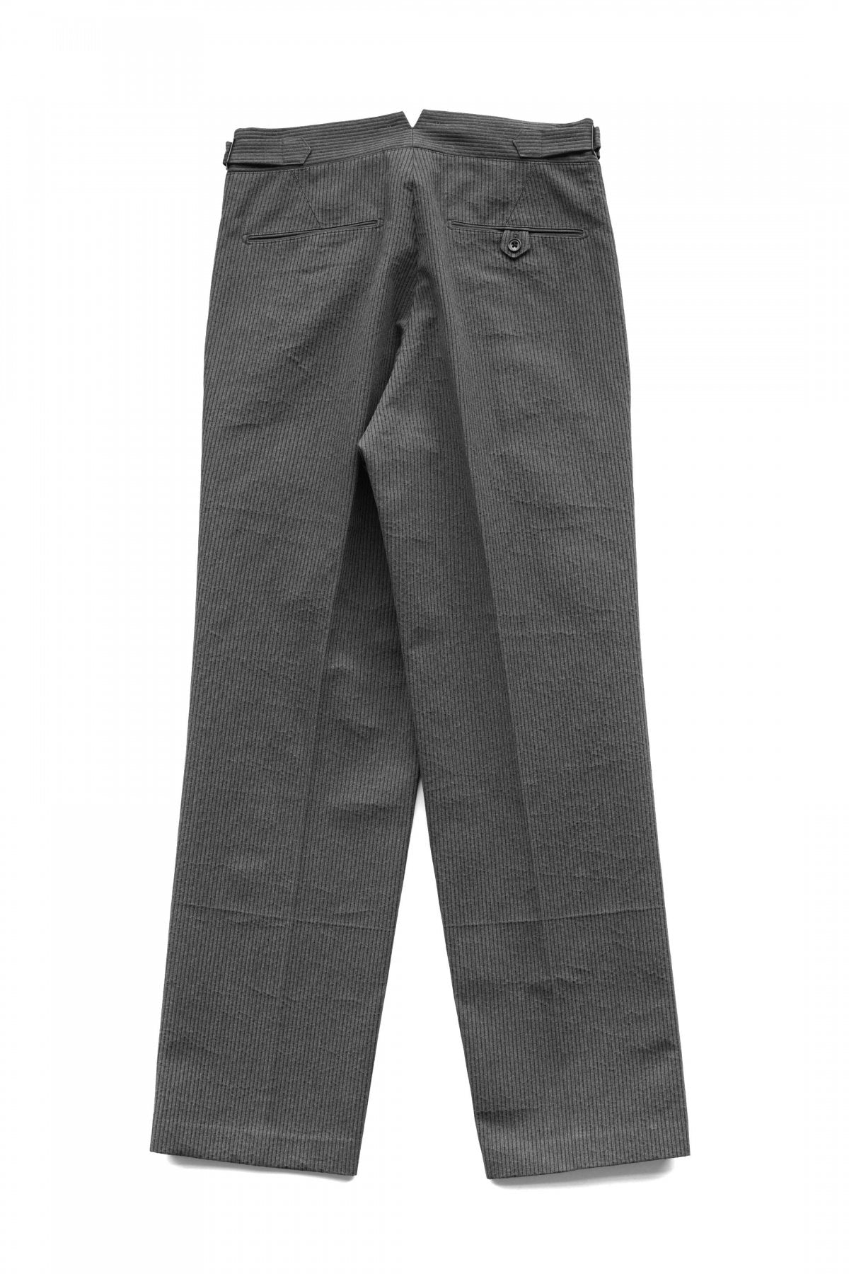 OLD JOE ★★★ - EXCLUSIVE DOUBLE-PLEATED SMARTY TROUSER - PEWTER PIQUE