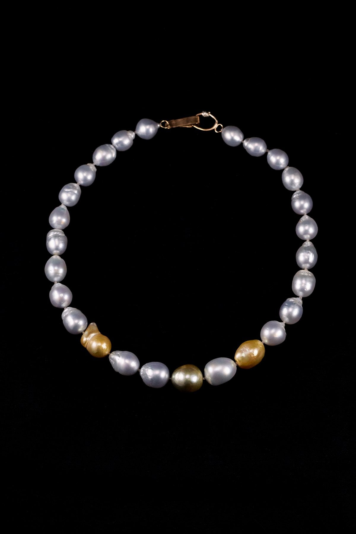 Mariko Tsuchiyama - Blue South Sea pearl necklace - 1