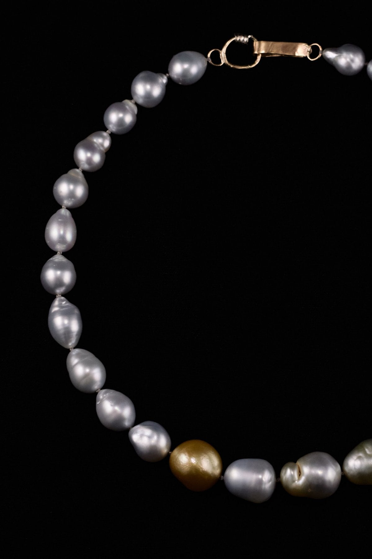 Mariko Tsuchiyama - Blue South Sea pearl necklace - 2