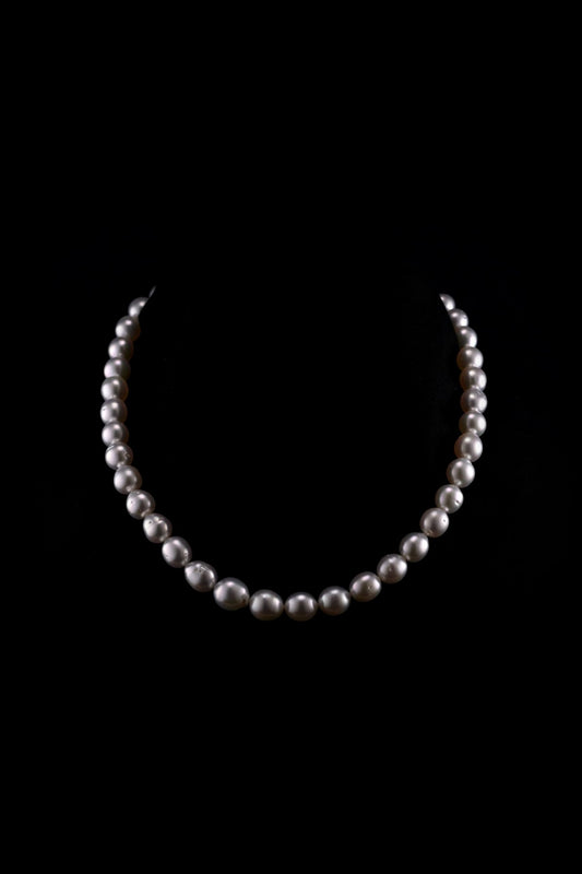 Mariko Tsuchiyama - White South Sea pearl necklace - 9CT GOLD -1