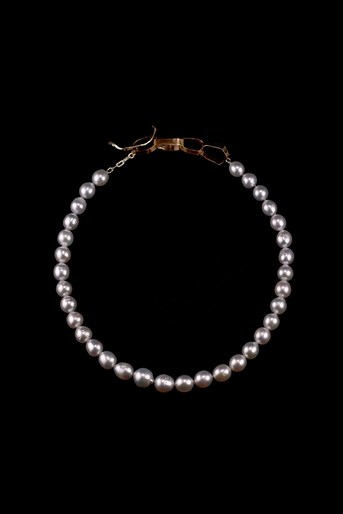 Mariko Tsuchiyama - White South Sea pearl necklace - 9CT GOLD -1