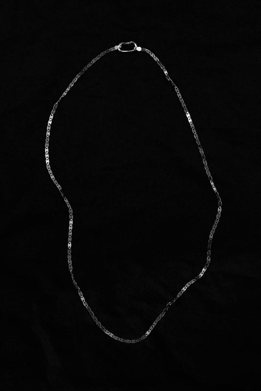 8UEDE - EIGHT LONG NECKLACE - SILVER