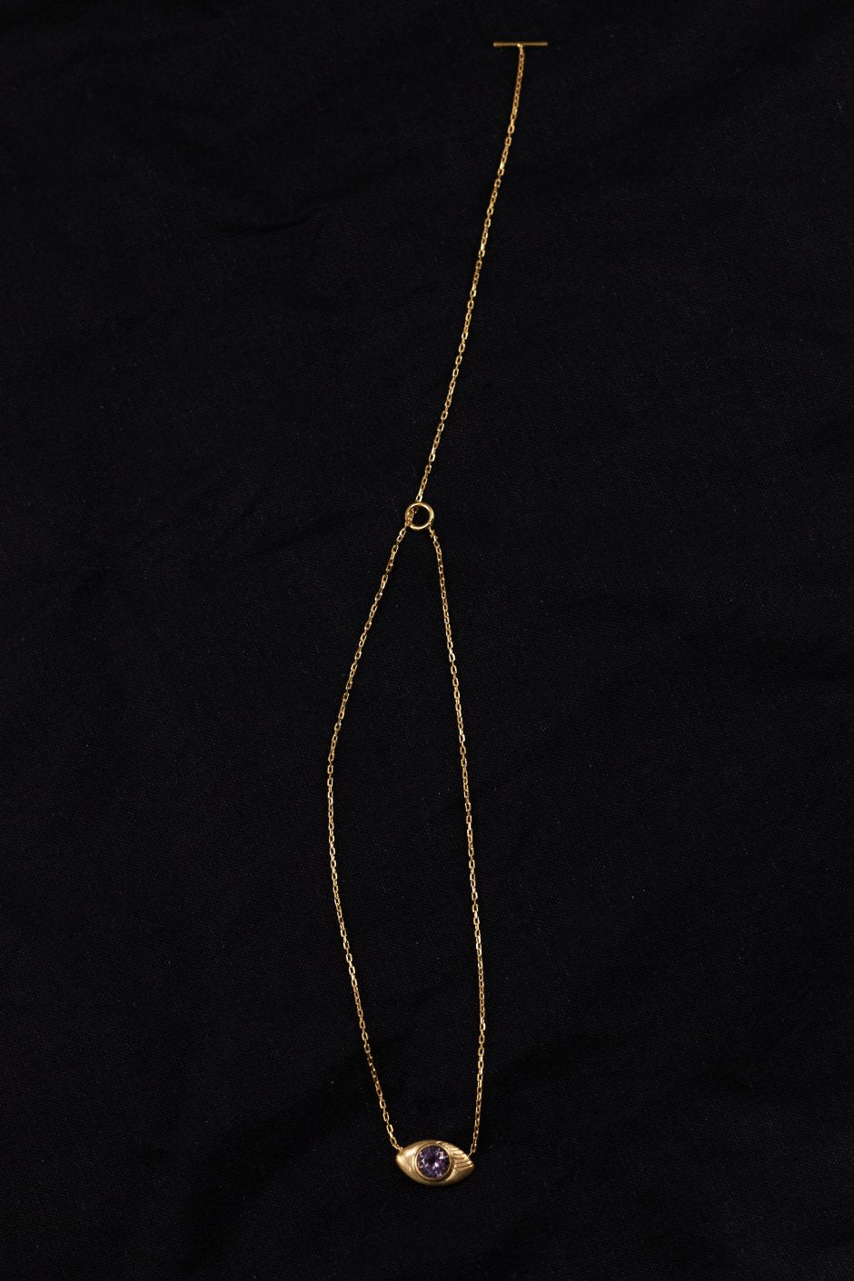 8UEDE - EXA PICO CHOKER - GOLD/PERPLE