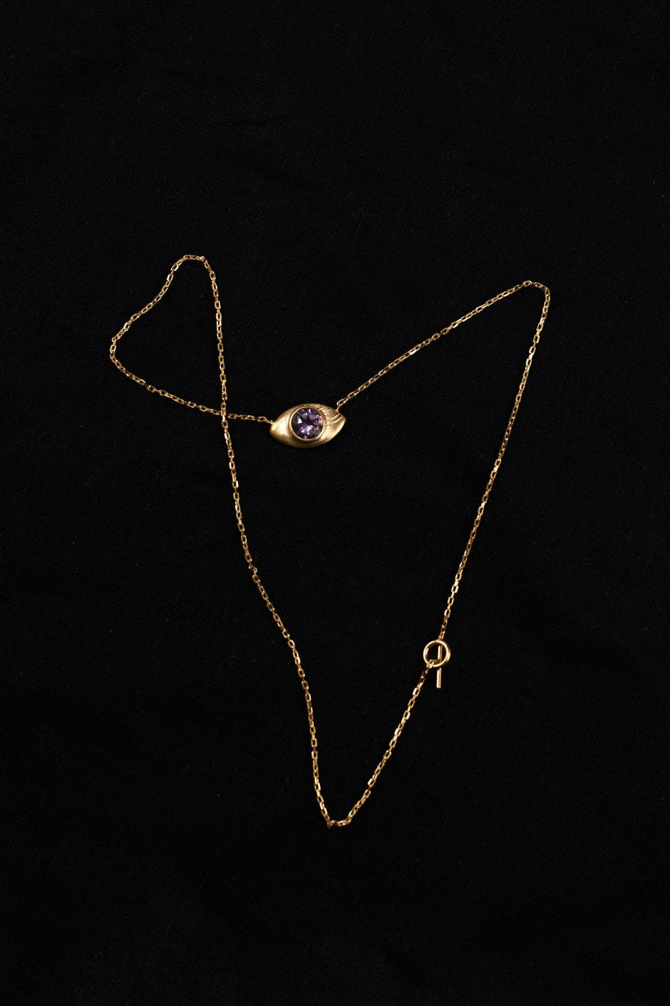 8UEDE - EXA PICO CHOKER - GOLD/PERPLE