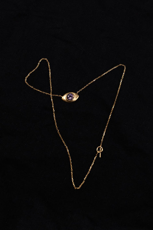 8UEDE - EXA PICO CHOKER - GOLD/PERPLE