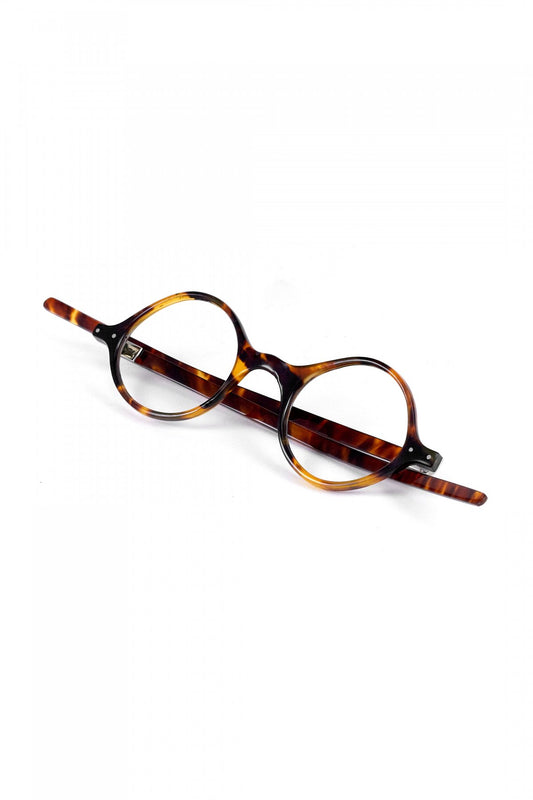 1930s SPECIAL ★★★ REAL TORTOISE BESPOKE BRITISH HAND MADE VINTAGE EYEGLASS - OPT-796