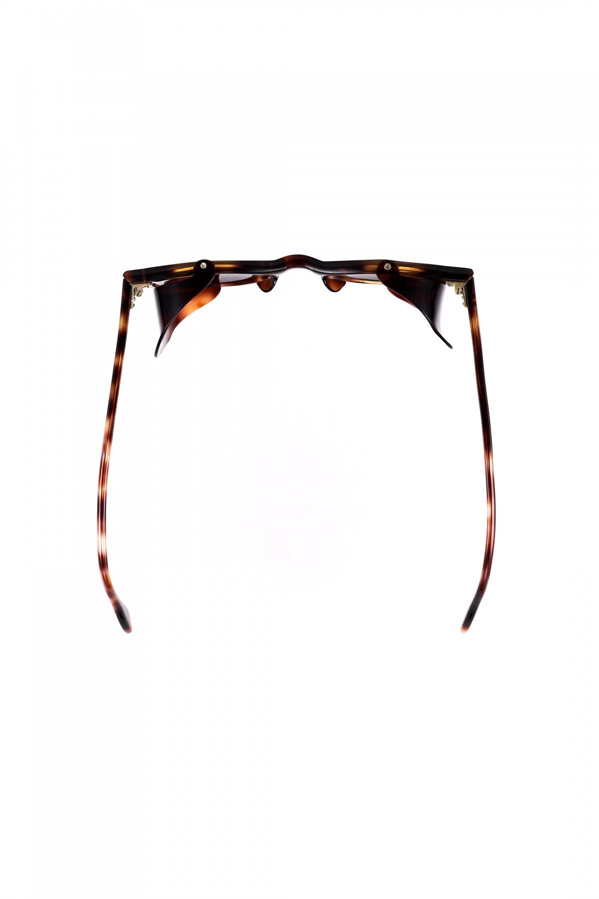 1960s FRANCE VINTAGE SUNGLASS SIDE GARD AMBER - OPT-800