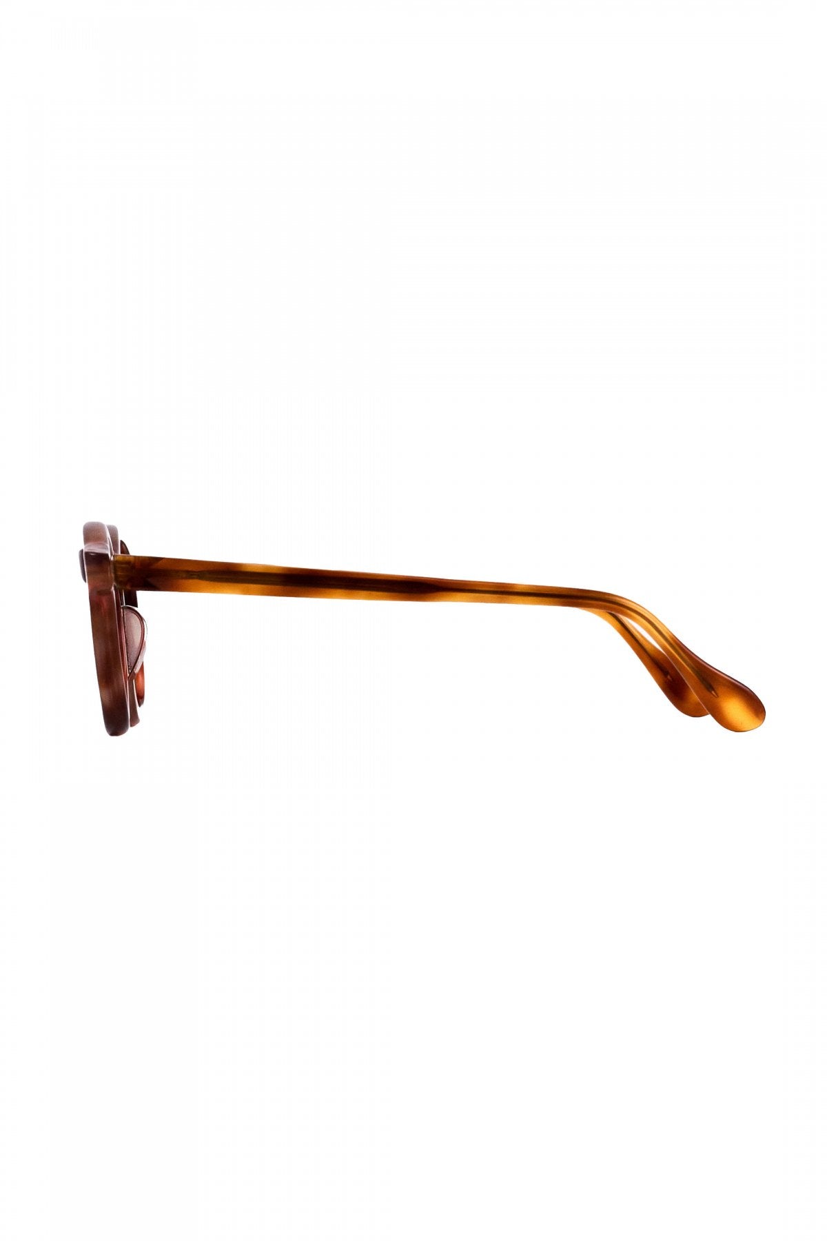 1950s FRANCE VINTAGE SUNGLASS WELLINGTON AMBER - OPT-807