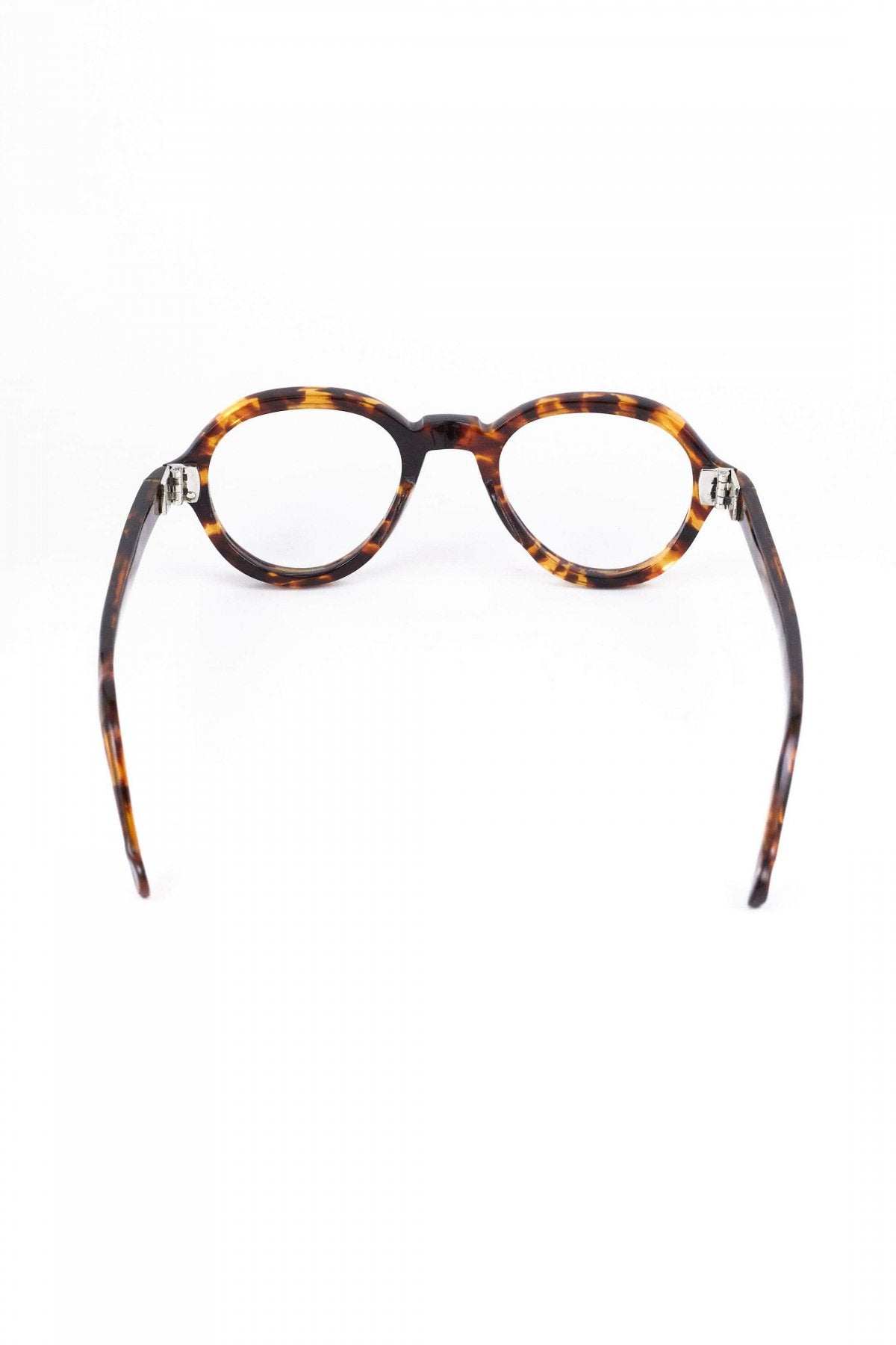 1940s HAND MADE BRITISH VINTAGE EYEWEAR AMBER - OPT-808