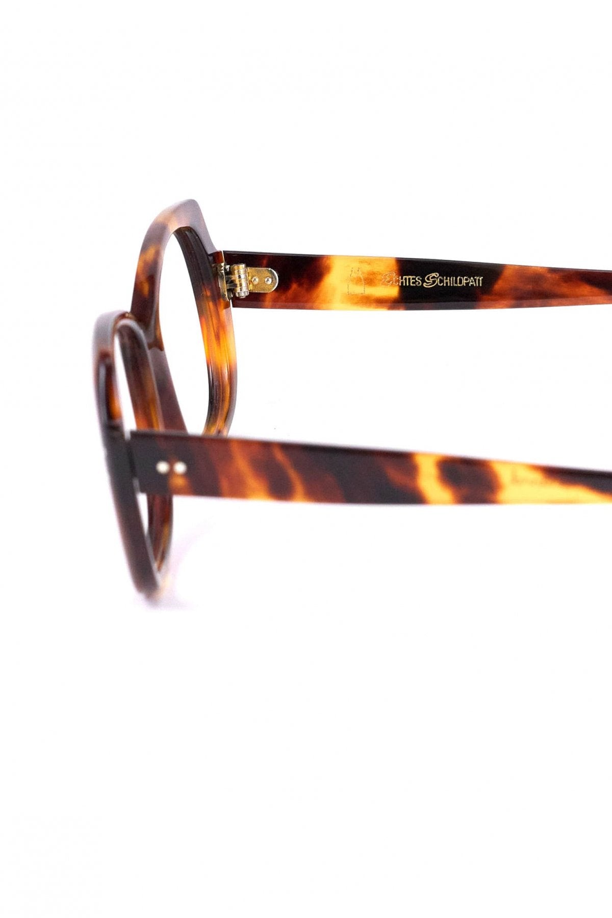 1970s SPECIAL ★★★ REAL TORTOISE GERMANY EYEGLASS - OPT-814