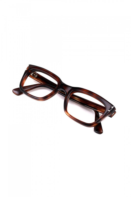 1960s FRAME FRANCE EYEGLASS DEMI AMBER - OPT-817