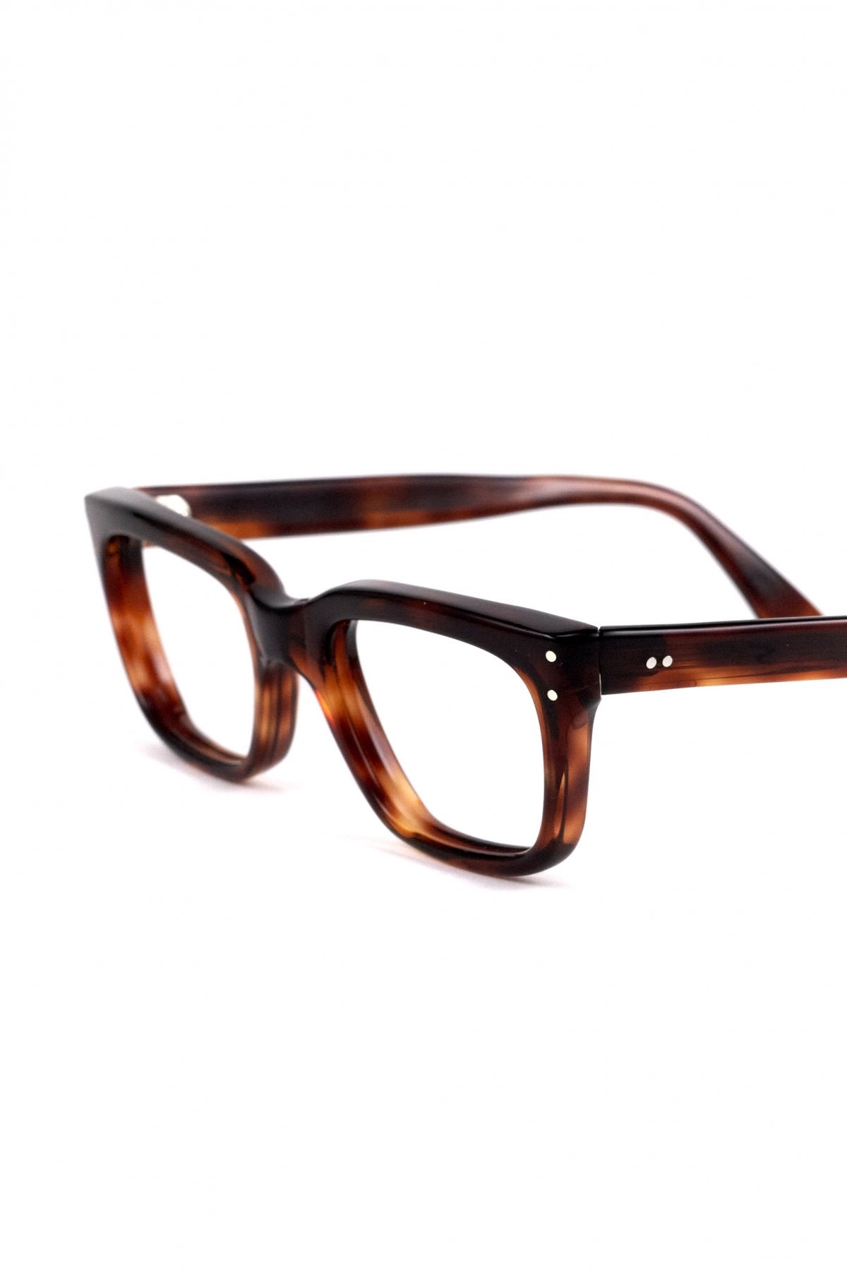 1960s FRAME FRANCE EYEGLASS DEMI AMBER - OPT-817