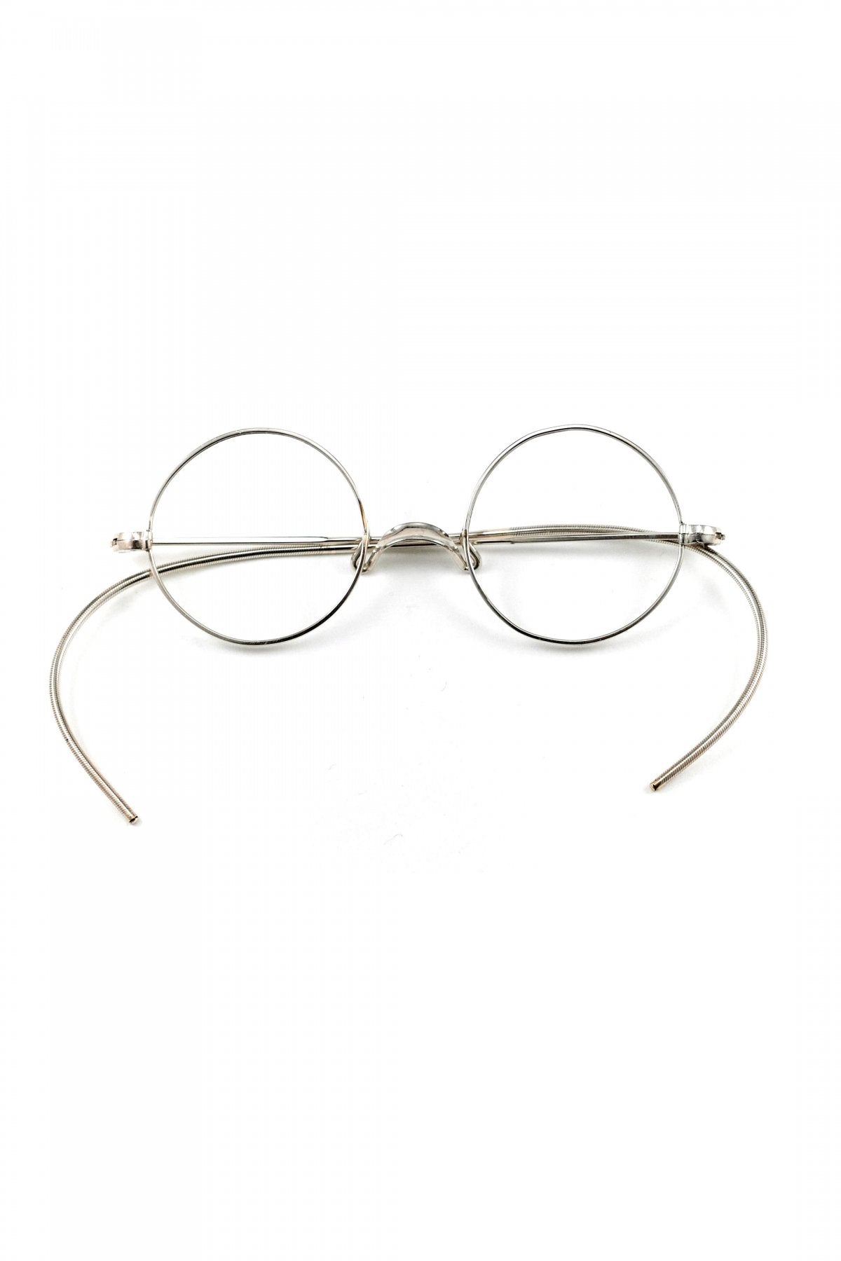 1940s USA ANTIQUE METAL ROUND EYEGLASS - OPT-825