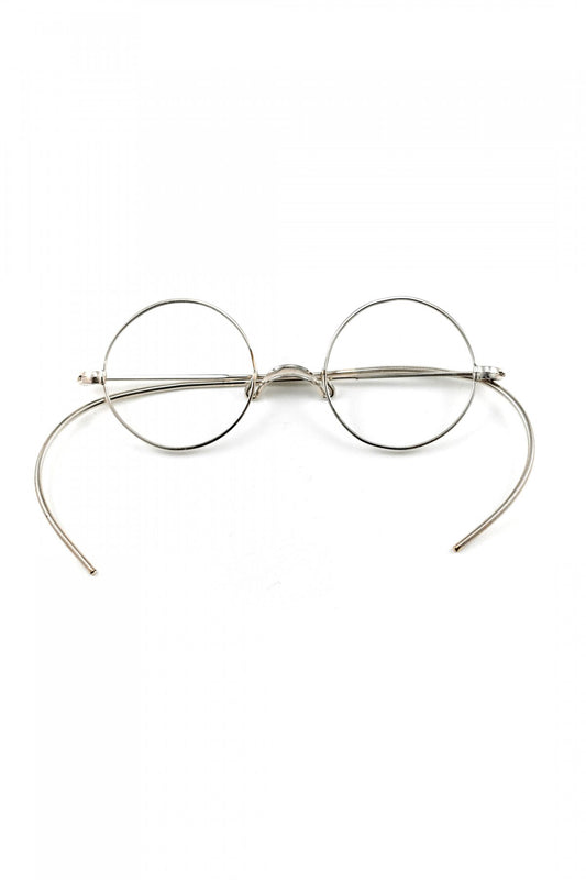 1940s USA ANTIQUE METAL ROUND EYEGLASS - OPT-825