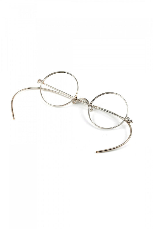 1940s USA ANTIQUE METAL ROUND EYEGLASS - OPT-825