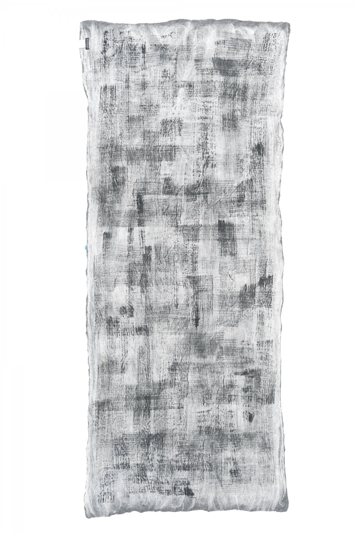 SILVANA MANETTI - SILK CASHMERE STOLE - GRAY/MELANGE No.3