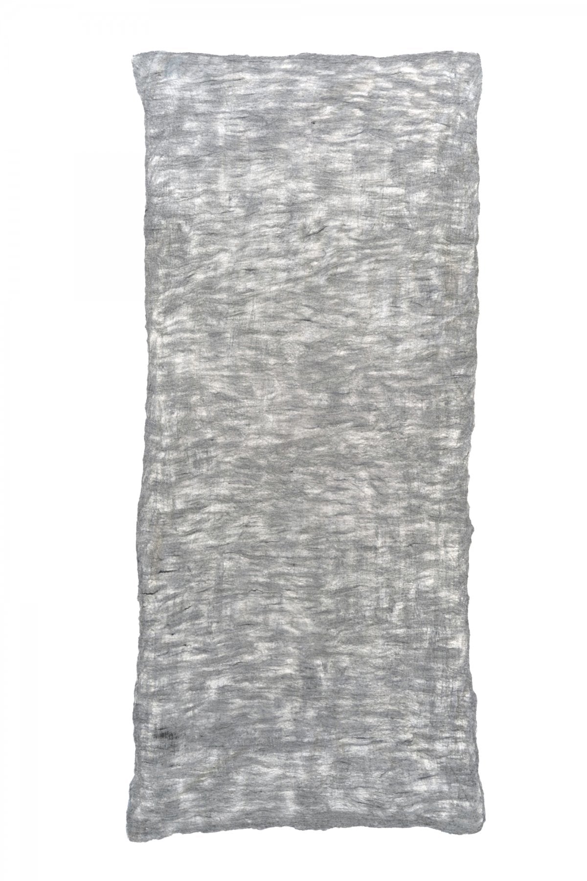 SILVANA MANETTI - SILK CASHMERE STOLE - GRAY/MELANGE No.1