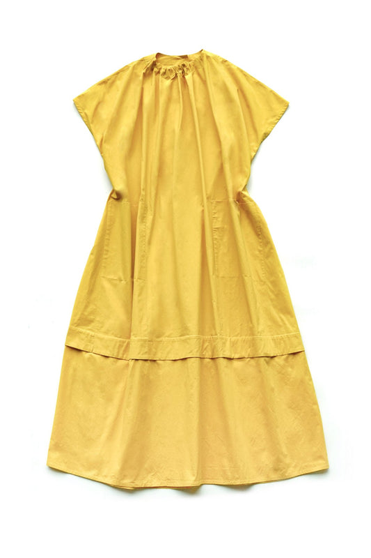 toogood - THE POET DRESS - SMOOTH COTTON TURMERIC