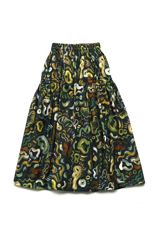 toogood - THE HARVESTER SKIRT - BLOOMSBURY PRINT FLINT