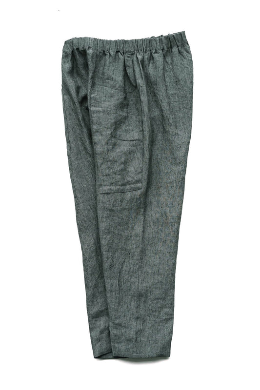 toogood - THE PERFUMER TROUSER - LAUNDERED LINEN BLUE SLATE