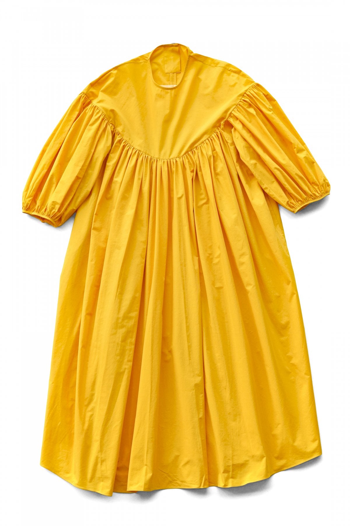 toogood - THE EMBROIDERER DRESS - SMOOTH COTTON TURMERIC