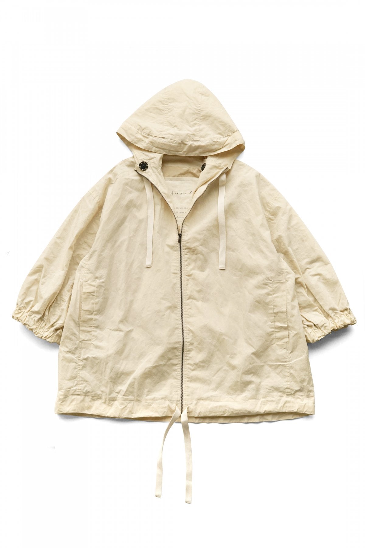 toogood - THE EXPLORER COAT - WAX COTTON CHALK