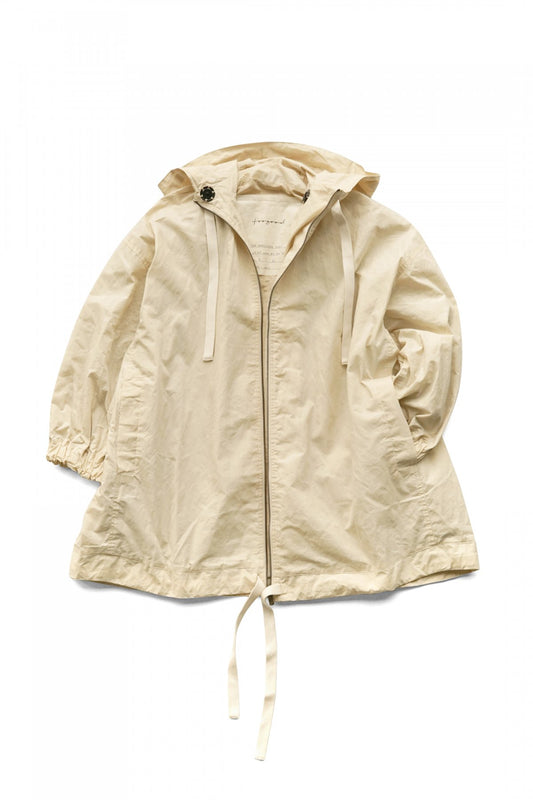 toogood - THE EXPLORER COAT - WAX COTTON CHALK