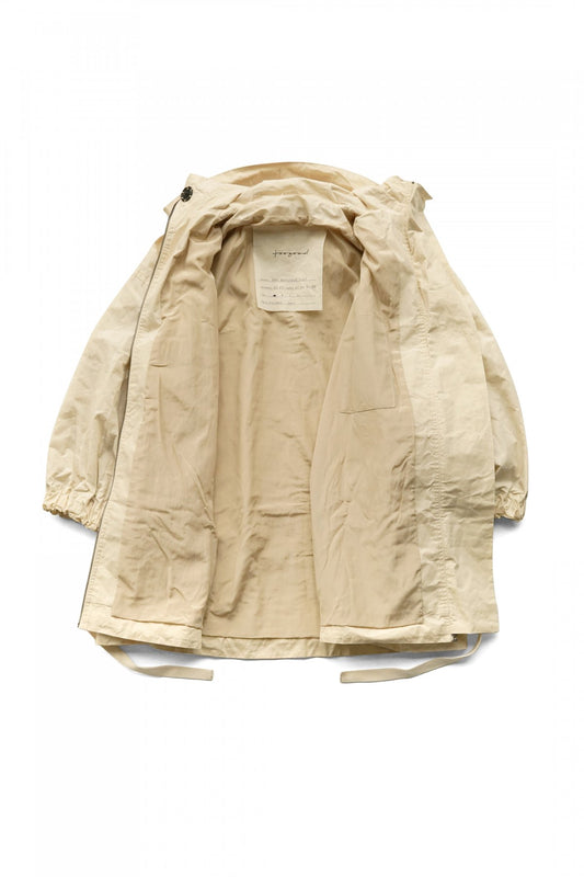 toogood - THE EXPLORER COAT - WAX COTTON CHALK