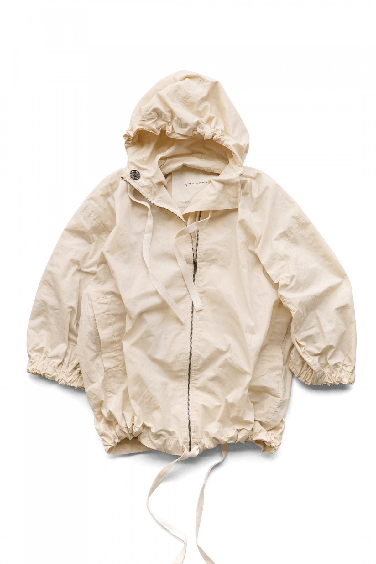 toogood - THE EXPLORER COAT - WAX COTTON CHALK