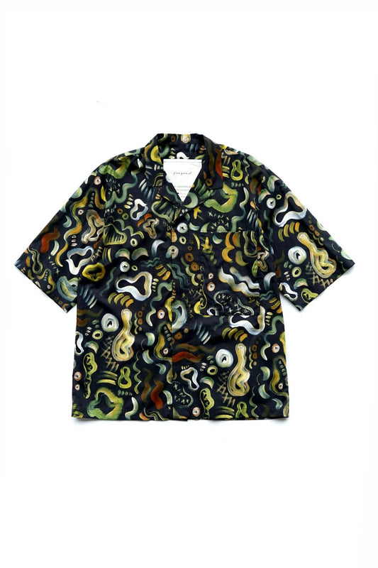 toogood - THE LANDSCAPER SHIRT - BLOOMSBURY PRINT FLINT