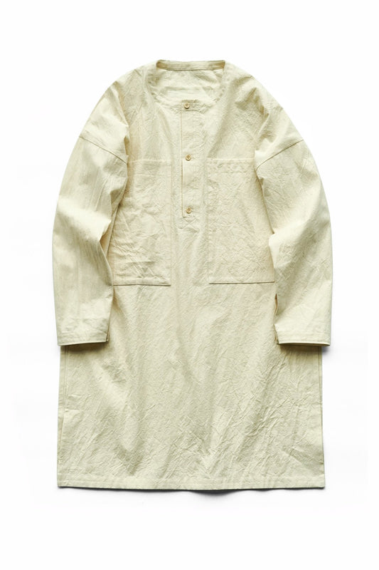 toogood - THE GARDENER TUNIC - MW TEXTURED COTTON CHALK