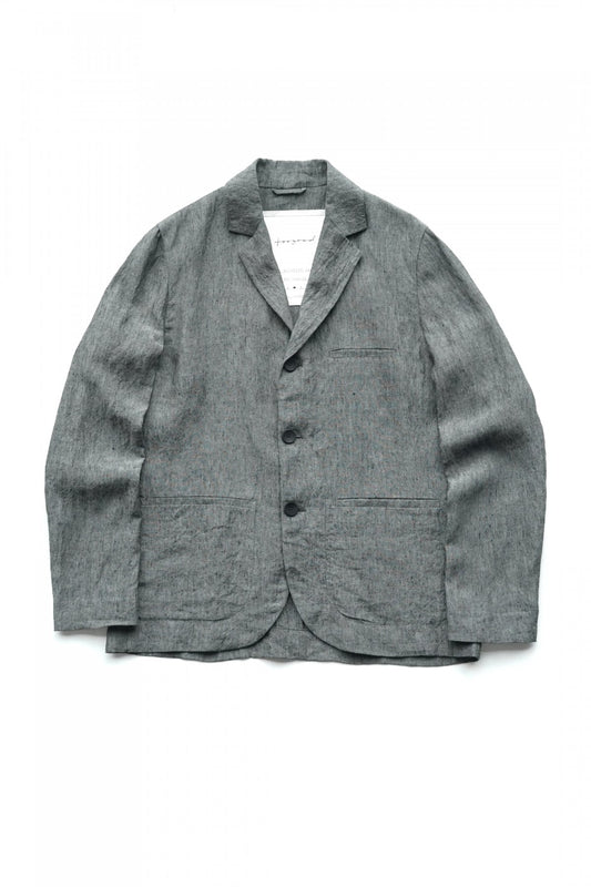 toogood - THE BOTANIST JACKET - LAUNDERED LINEN BLUE SLATE