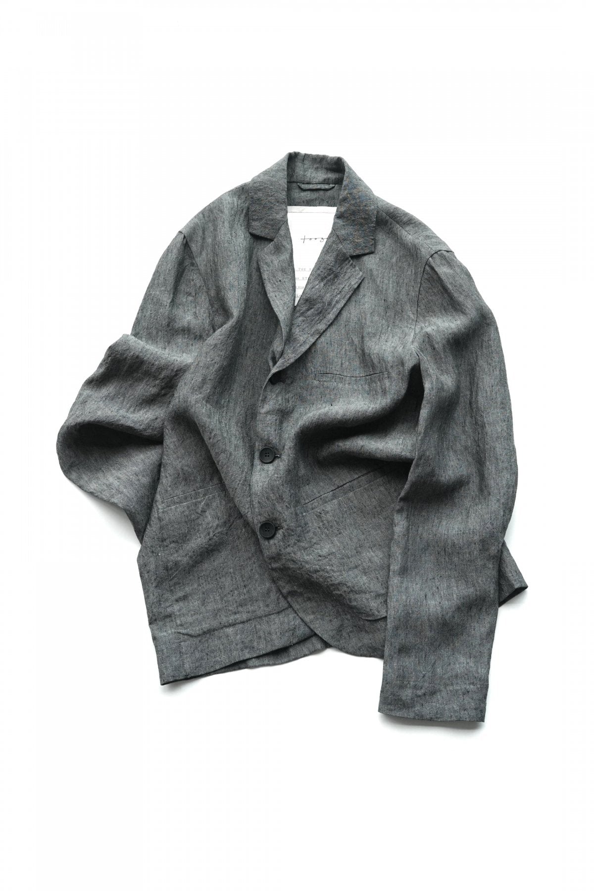 toogood - THE BOTANIST JACKET - LAUNDERED LINEN BLUE SLATE