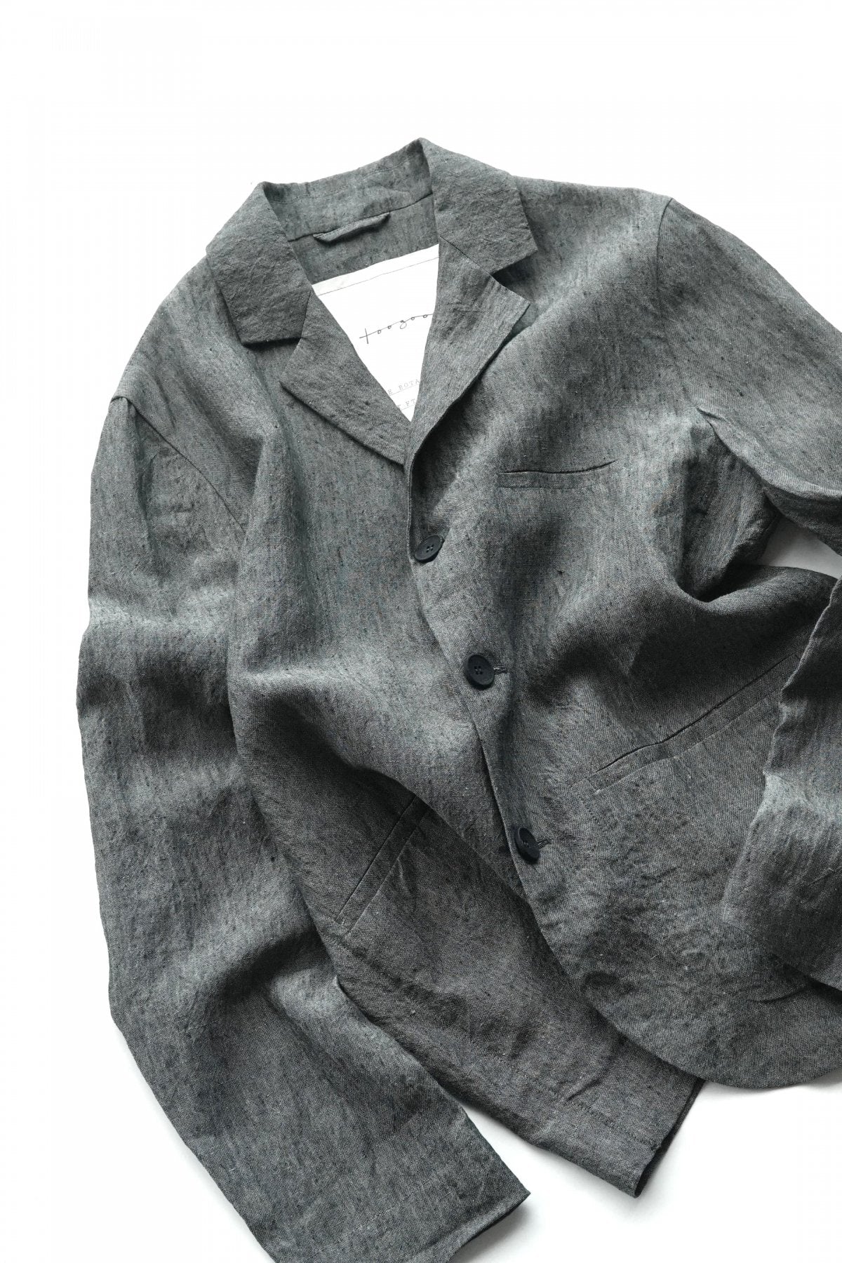 toogood - THE BOTANIST JACKET - LAUNDERED LINEN BLUE SLATE