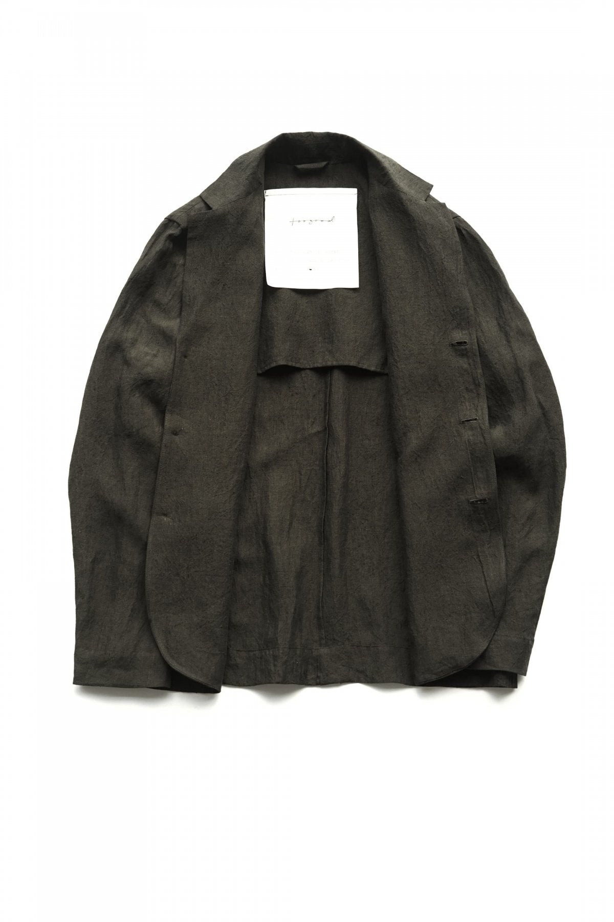 toogood - THE BOTANIST JACKET - LAUNDERED LINEN MOSS