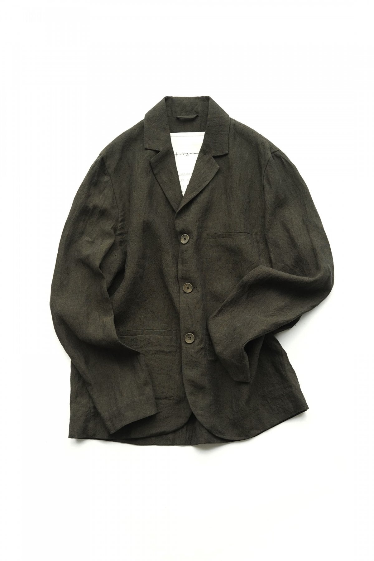 toogood - THE BOTANIST JACKET - LAUNDERED LINEN MOSS