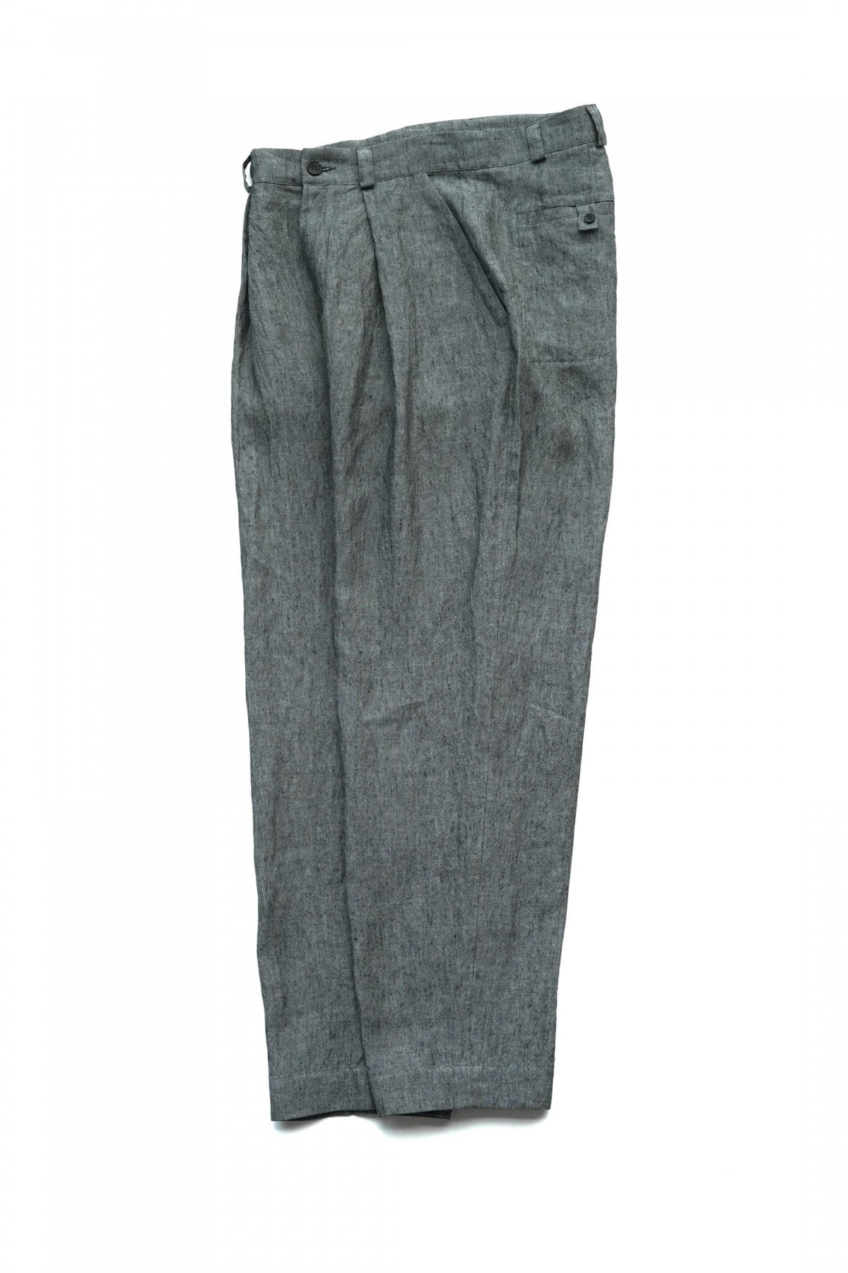 toogood - THE BOTANIST TROUSER - LAUNDERED LINEN BLUE SLATE