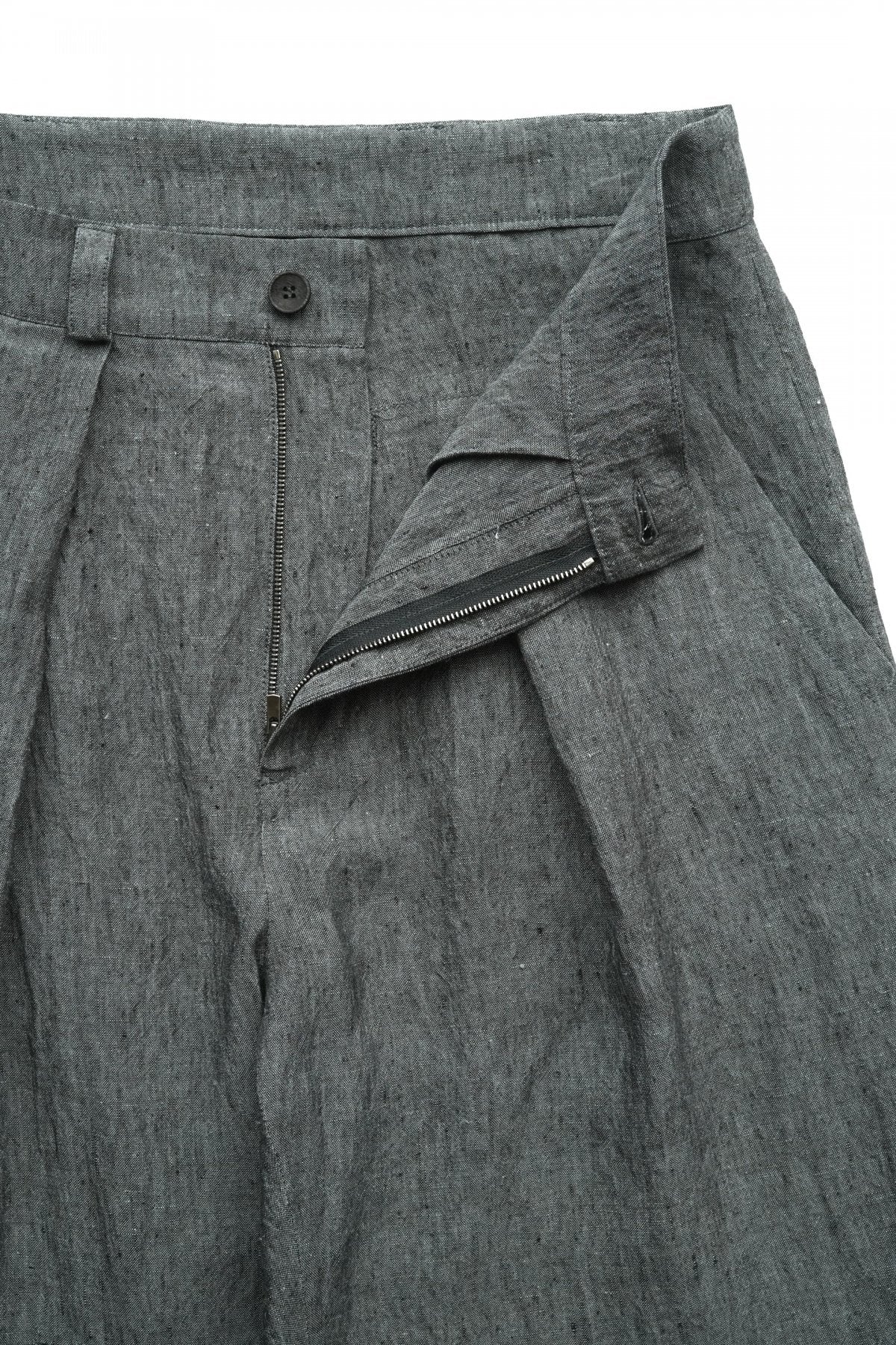 toogood - THE BOTANIST TROUSER - LAUNDERED LINEN BLUE SLATE