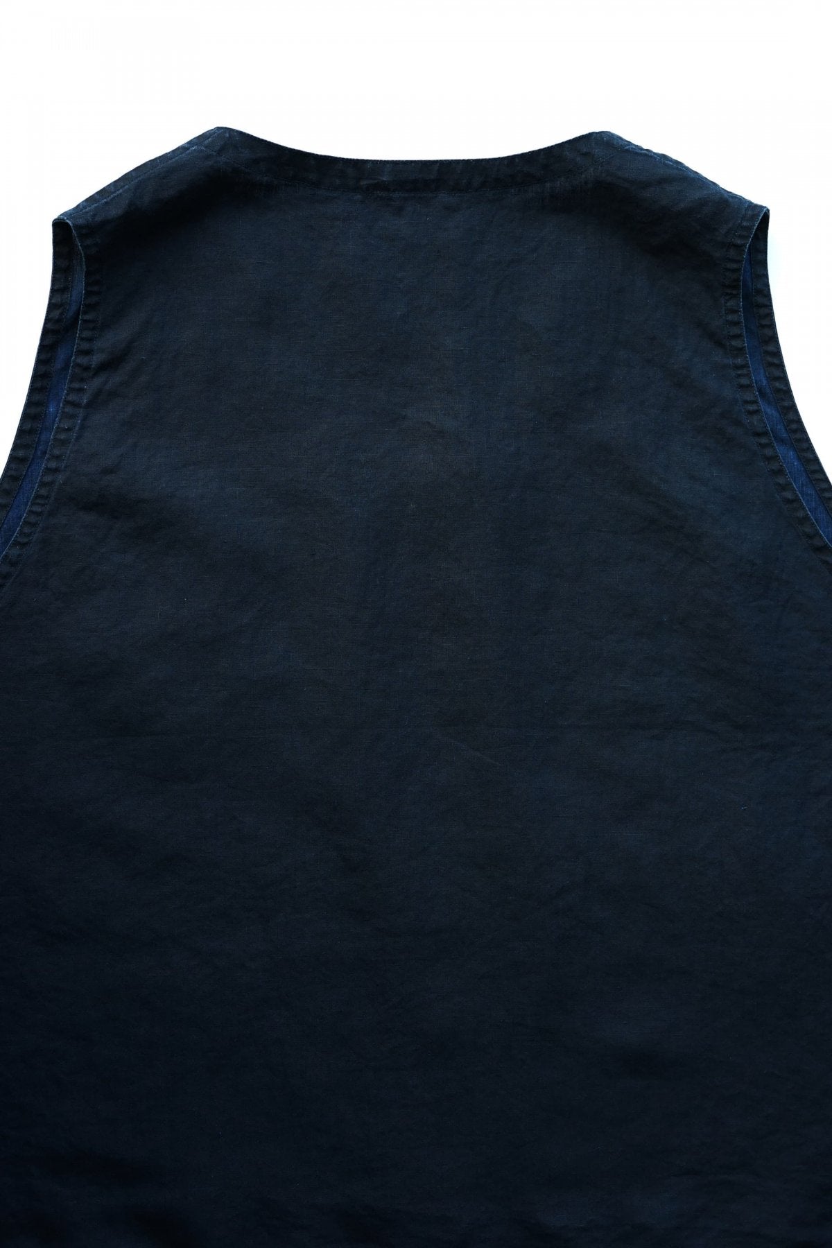 Porter Classic - FARMER'S LINEN VEST - INDIGO