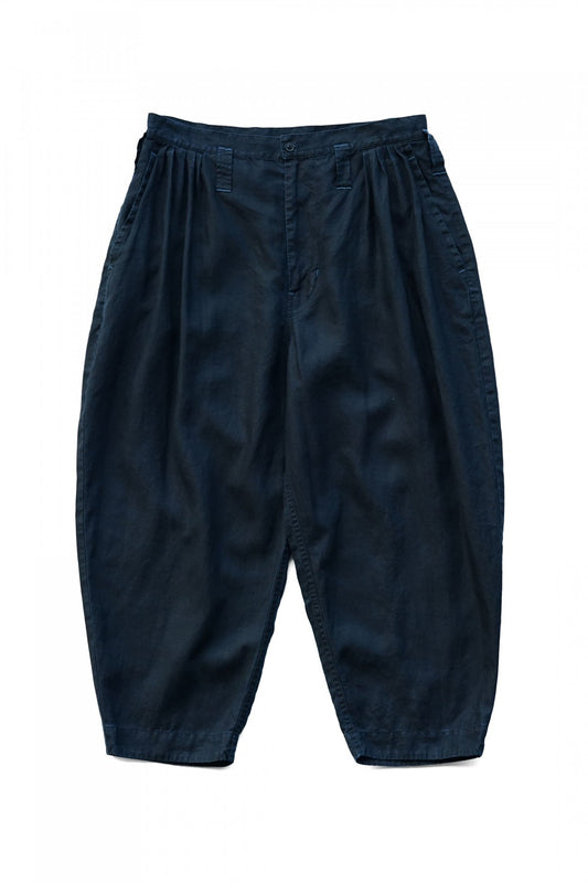 Porter Classic - FARMER'S LINEN BEBOP PANTS - INDIGO