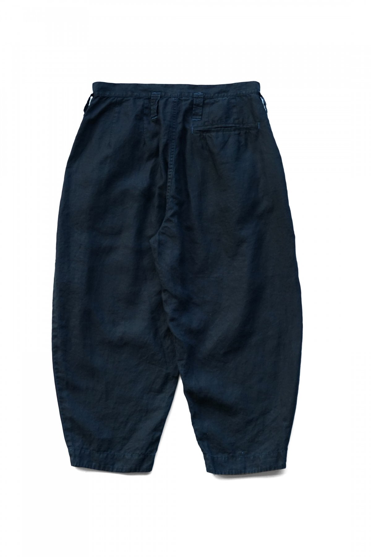 Porter Classic - FARMER'S LINEN BEBOP PANTS - INDIGO