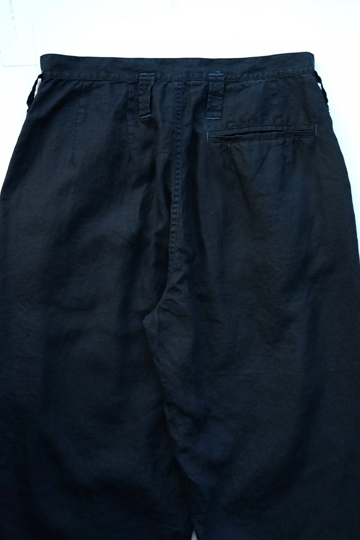 Porter Classic - FARMER'S LINEN BEBOP PANTS - INDIGO